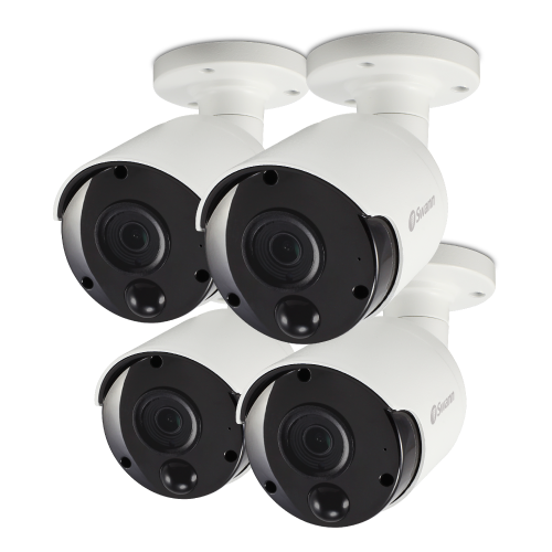 4K Ultra HD Thermal Sensing Bullet IP Security Camera - 4 Pack | SRNHD-887MSBWB4